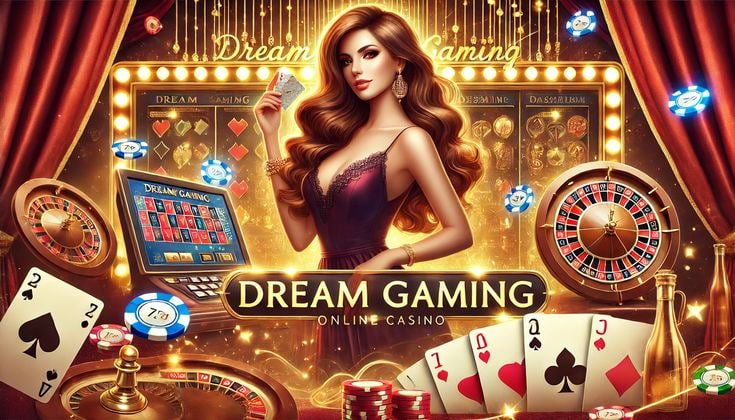 Dealer live Super Sic Bo dengan tiga dadu di studio vegasslot77